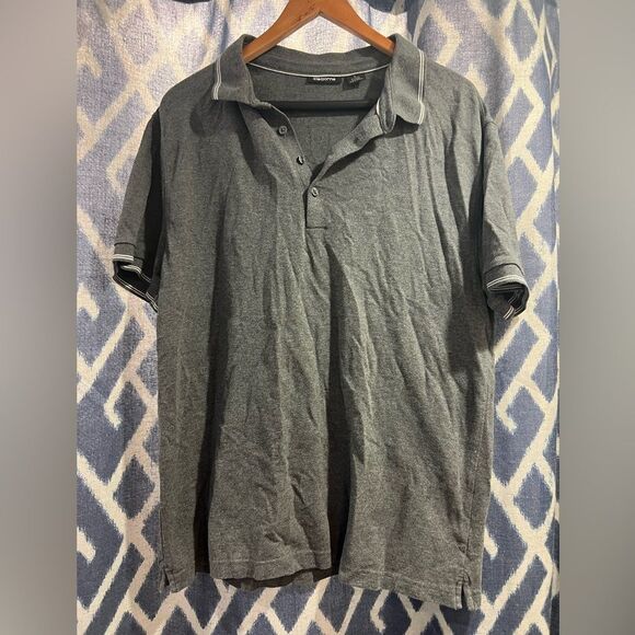 Claiborne Gray Polo Size L - Picture 1 of 5